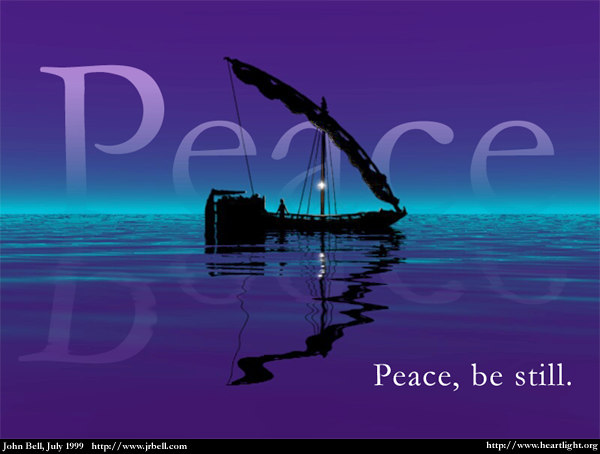 WFW: Peace. Be. Still.