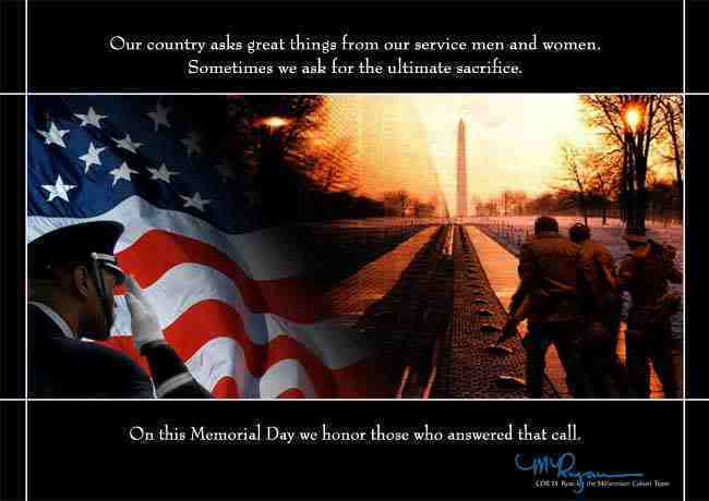 Read more about the article Memorial Day: The Lord be with you All