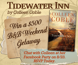Win a $500 Weekend Getaway Package from @ColleenCoble and Connect with Her at 8/23 Party