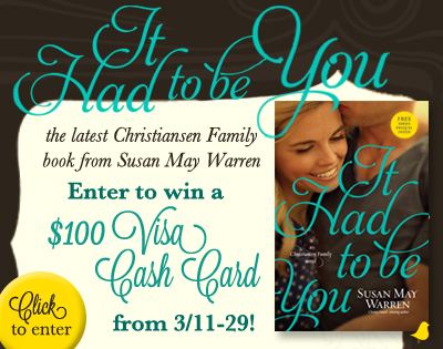 It Had to be You $100 Visa Giveaway from @SusanMayWarren