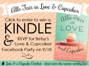 Read more about the article Love & Cupcakes Kindle Giveaway and Facebook Party from @BetsyStAmant!