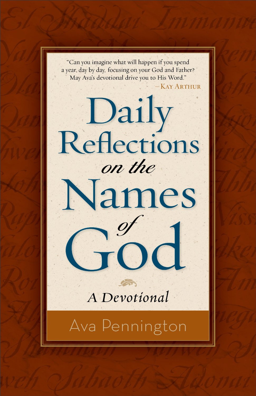 Video of the Week: Daily Reflections on the Names of God by Ava Pennington