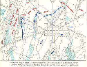 Gettysburg1863July1st4pmMap