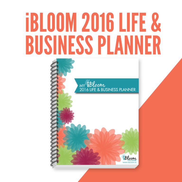 iBloom Life and Business Planner Available as FREE August Sample