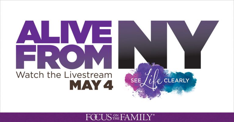 Focus on the Family: Alive from New York May 4th