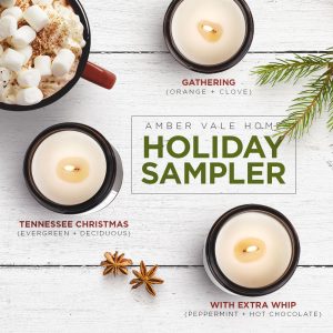 Read more about the article Product Review: Amber Vale Holiday Sampler + #Giveaway